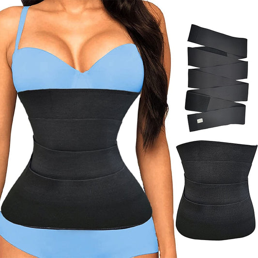 Waist Trainer for Women Tummy  Trimmer Belt Long Torso Slimming Body Shaper