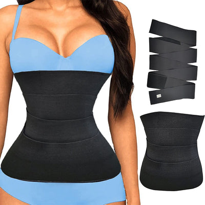 Waist Trainer for Women Tummy  Trimmer Belt Long Torso Slimming Body Shaper