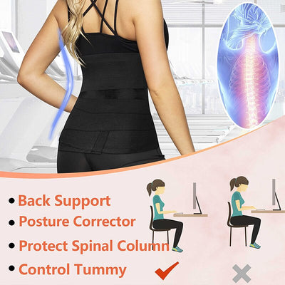 Woman's Girdle Stomach Wraps Upgraded Invisible Loop Body Wrap